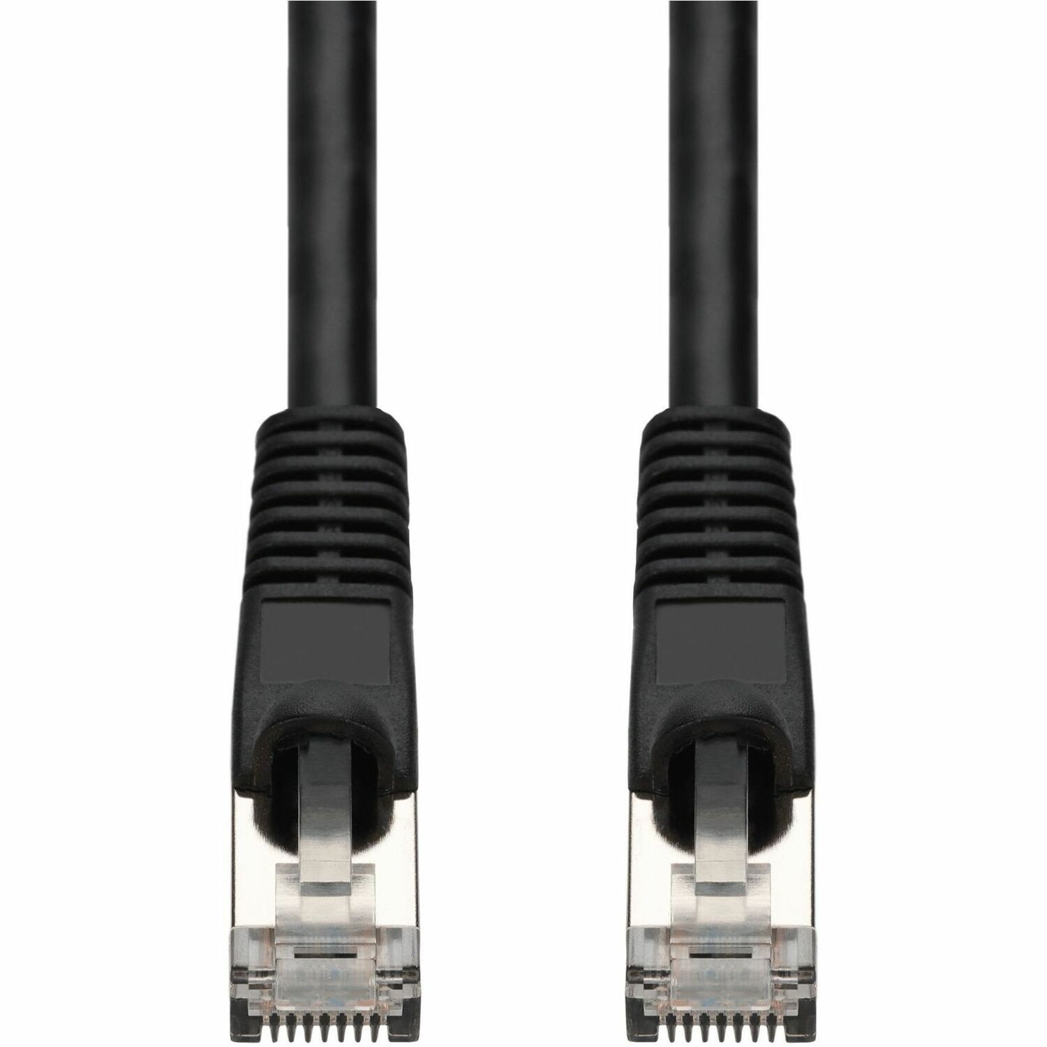 Proline 1ft Black CAT 7 Shielded (S/FTP) PVC Ethernet Cable Snagless Bubble Boot RJ-45 M/M