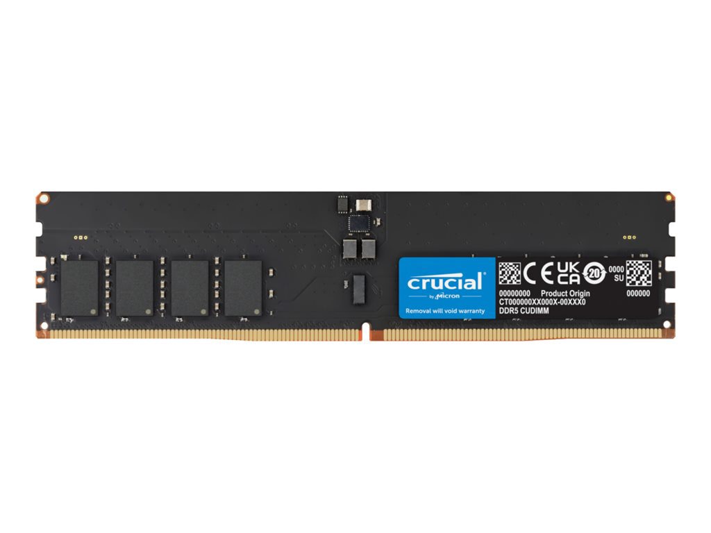 Crucial - DDR5 - module - 64 GB - DIMM 288-pin - 3200 MHz / PC5-51200 - CUDIMM