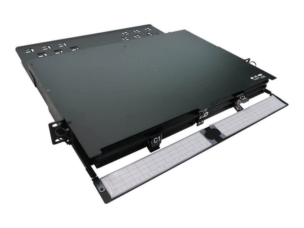 Eaton Tripp Lite Series High-Density Panel Fiber Splice Enclosure - 6 Splicing Cassettes, 144 LC/APC SM 0.9 mm, 1.5 m