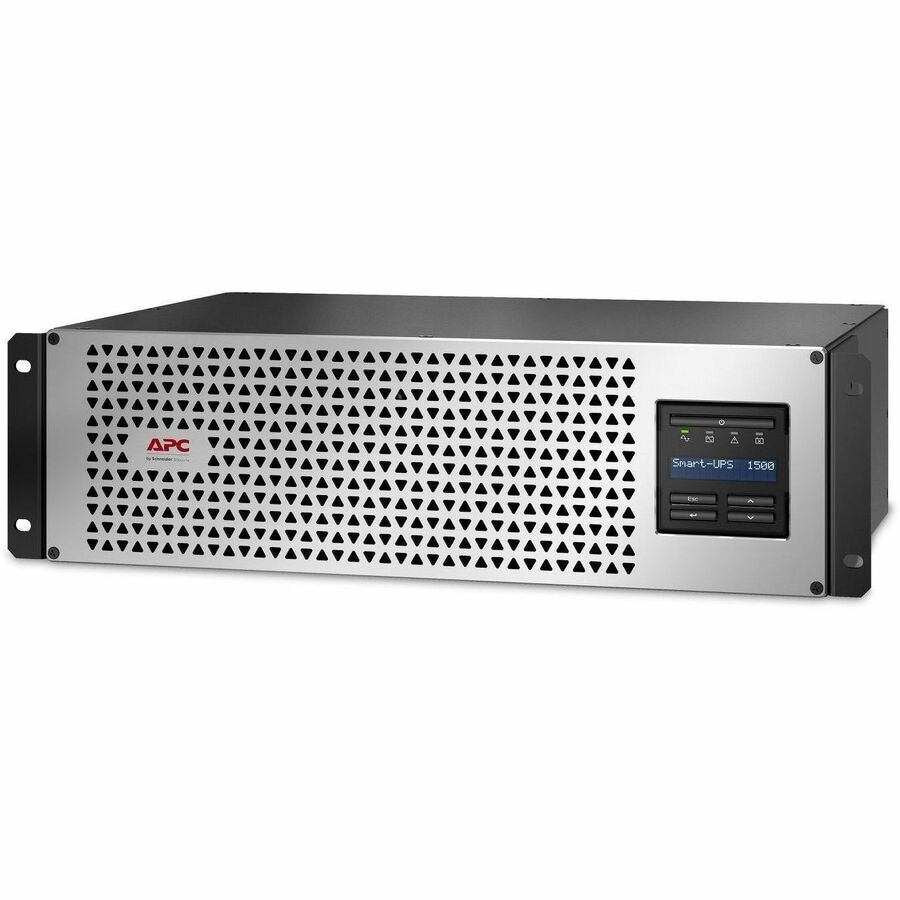 APC Smart-UPS, Line Interactive, 1500VA, Lithium-ion, Rackmount 3U, 120V, 6x NEMA 5-15R outlets, SmartConnect