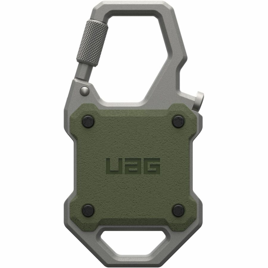 Urban Armor Gear Monarch AirTag Case - Olive Drab/Silver