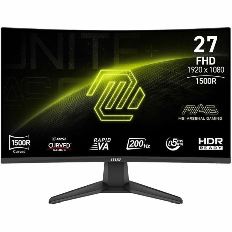 MSI MAG 27CF E20 27 inch VA FHD Display 200Hz FreeSync Curved Gaming Monito