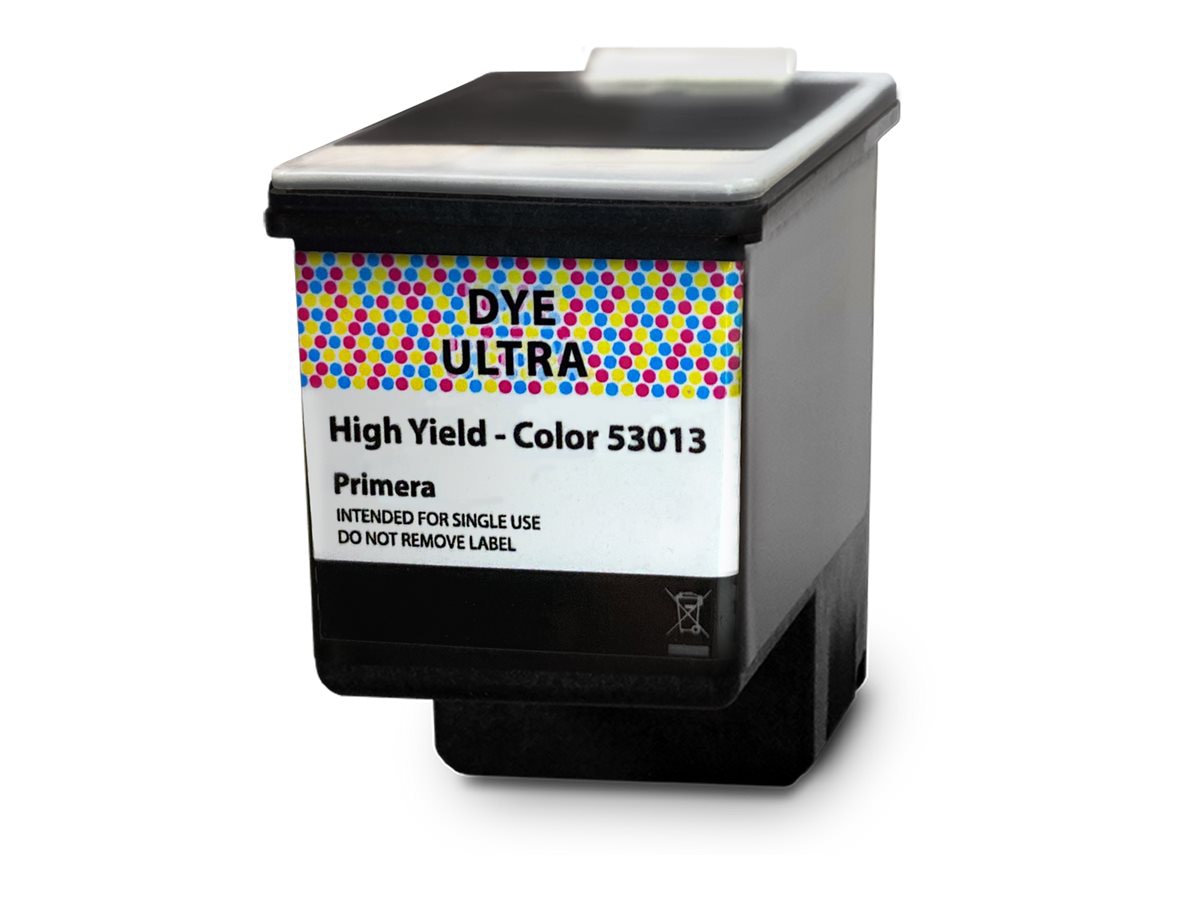 Primera - High Yield - color (cyan, magenta, yellow, ultra black dye) - original - ink cartridge