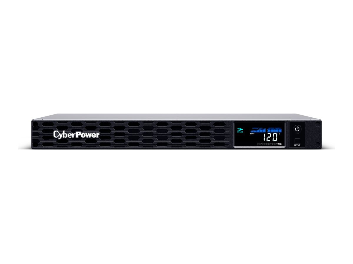 CyberPower PFC Sinewave Series CP1000PFCRM1U - UPS - 600 Watt - 1000 VA