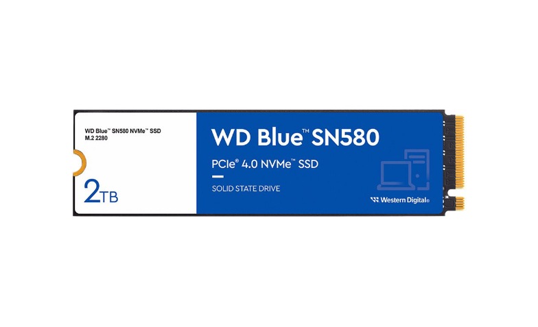 内蔵型SSD WD Blue SN580 2TB PCIe 4.0 NVMe SSD WD Blue SN580 WDS200T3B0E - SSD - 2 TB - PCIe 4.0 x4 (NVMe