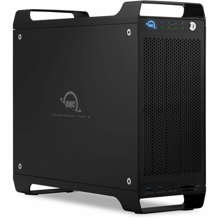 OWC ThunderBay Flex 8, 8-Bay Storage + 8-Port Docking Connectivity + PCIe E