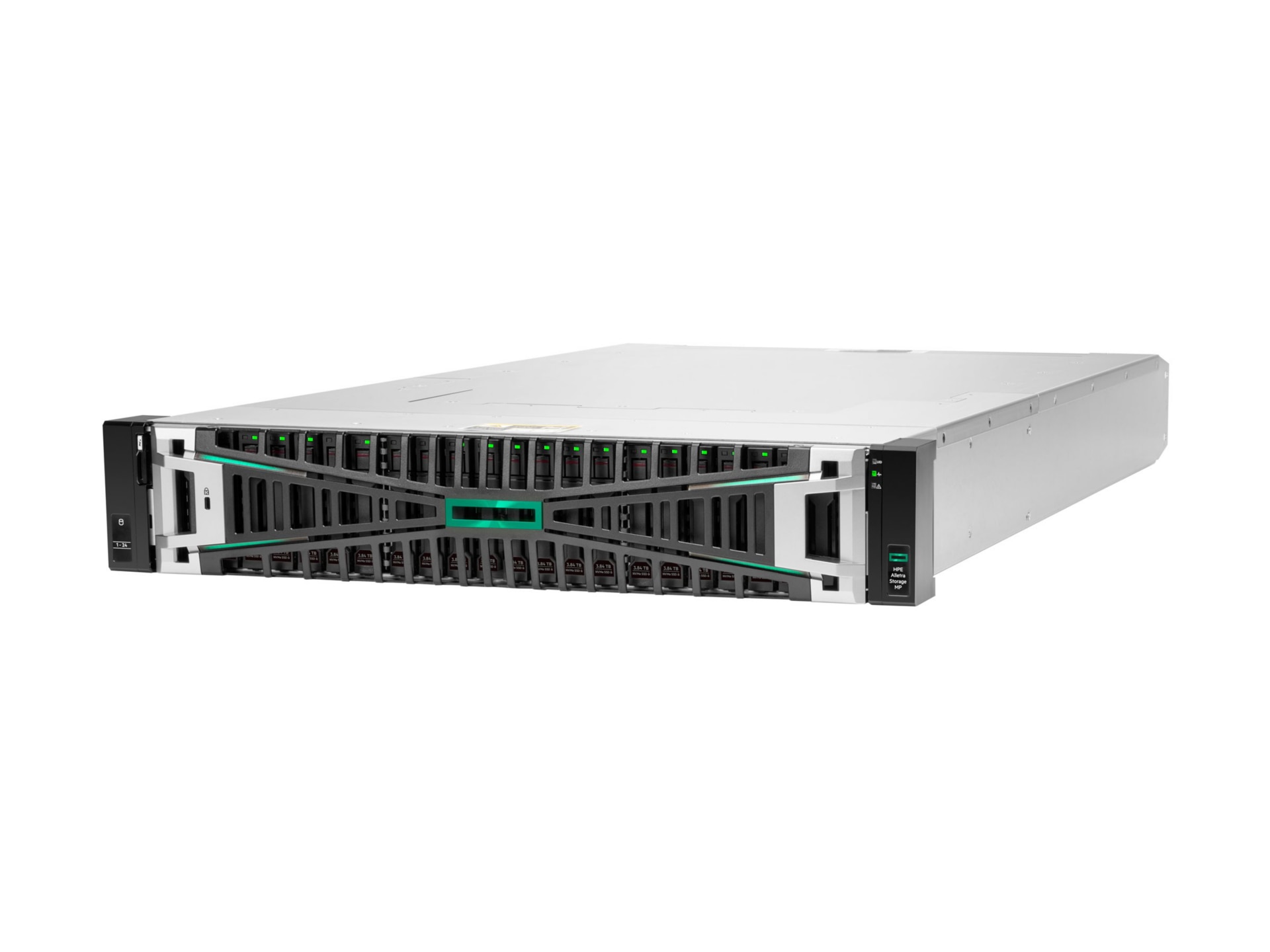 HPE 256GB 16-core Cluster Block Controller Node - storage controller - NVMe - 32Gb Fibre Channel, 10 Gigabit Ethernet,