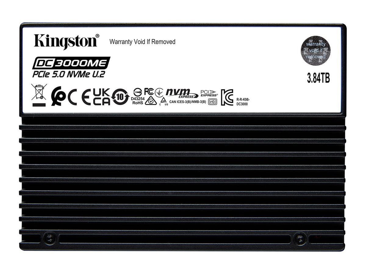 Kingston DC3000ME - SSD - Enterprise - 3.84 TB - U.2 PCIe 5.0 x4 (NVMe)