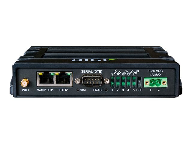 Digi IX20 - wireless router - WWAN - Wi-Fi 5 - DIN rail mountable