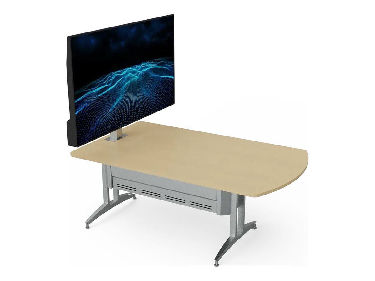 Spectrum InVision Element - table - D-shaped - graphite talc