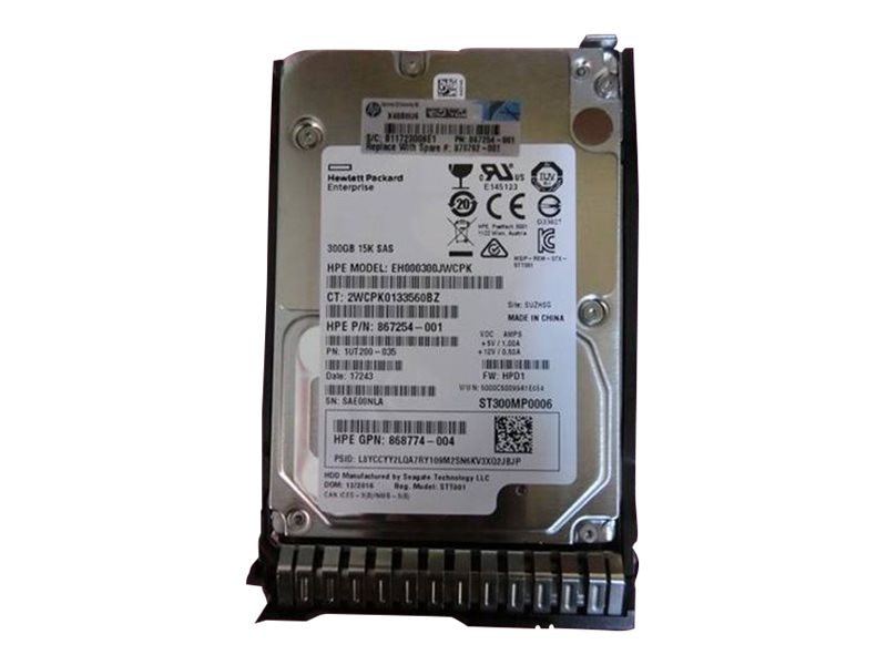 HPE Enterprise - hard drive - 300 GB - SAS 12Gb/s