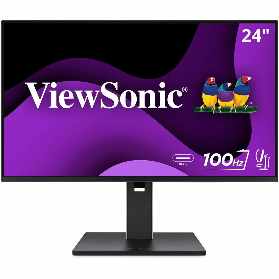ViewSonic Ergonomic VG2452 - 1080p IPS with 65W USB-C, 100Hz, Eye Care - 35
