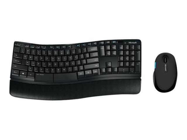 Microsoft Sculpt Comfort Desktop - keyboard and mouse set - QWERTY - US - black Input Device