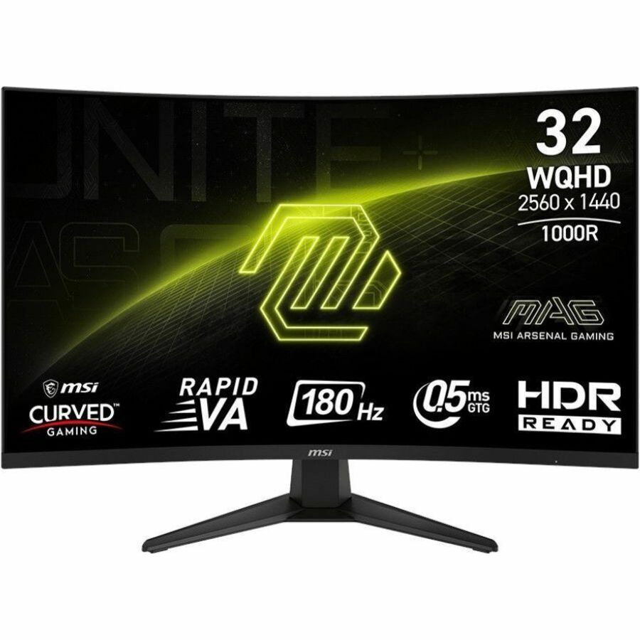 MSI MAG 325CQF 31.5 inch VA QHD Display 180Hz FreeSync Curved Gaming Monito