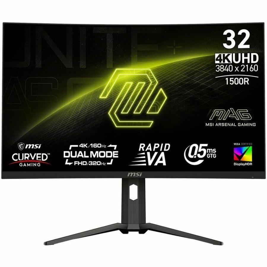 MSI MAG 321CUPDF 31.5 inch VA UHD Display 320Hz AdaptiveSync Curved Gaming