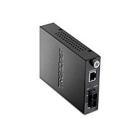TRENDnet TFC-1000S20 - fiber media converter - 1GbE - TAA Compliant