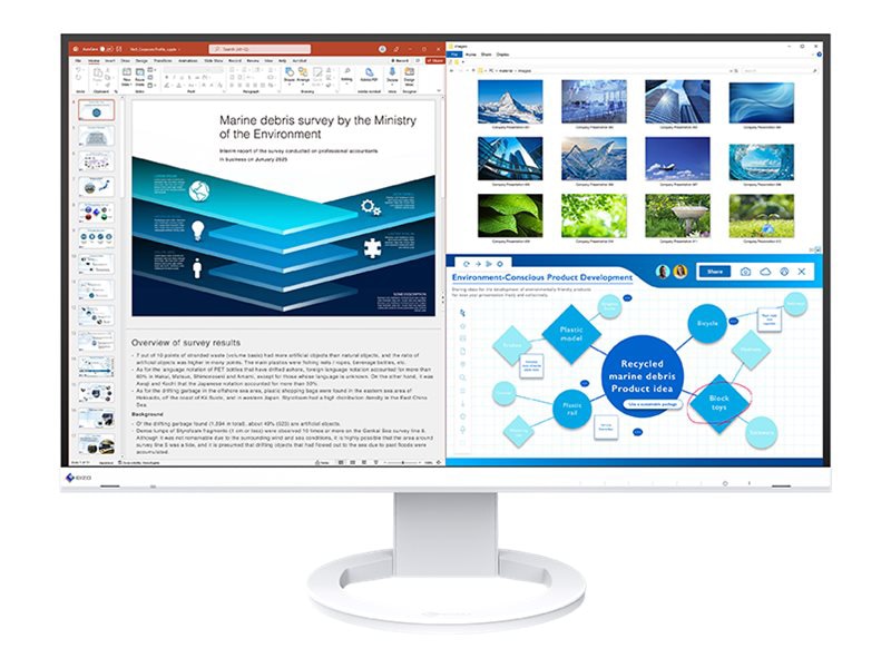 Eizo 27" WQHD Monitor with USB-C, 70W PD, sRGB, Auto Brightness, Built-in S