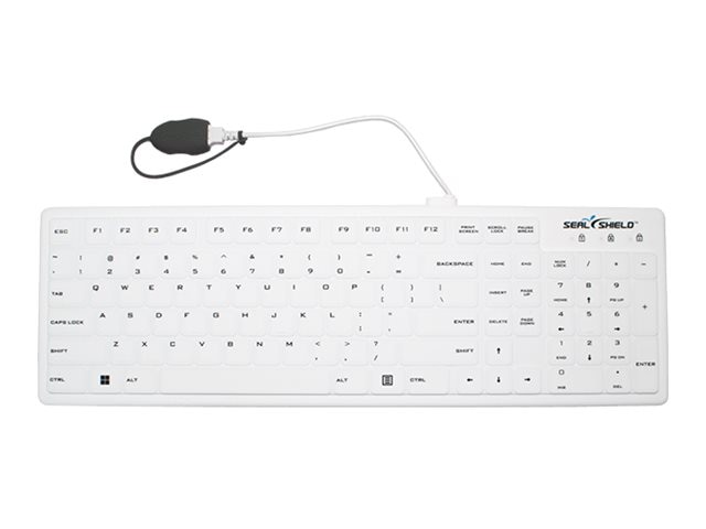 Seal Shield Seal Silk Pro - keyboard - waterproof, fully sealed silicone fu