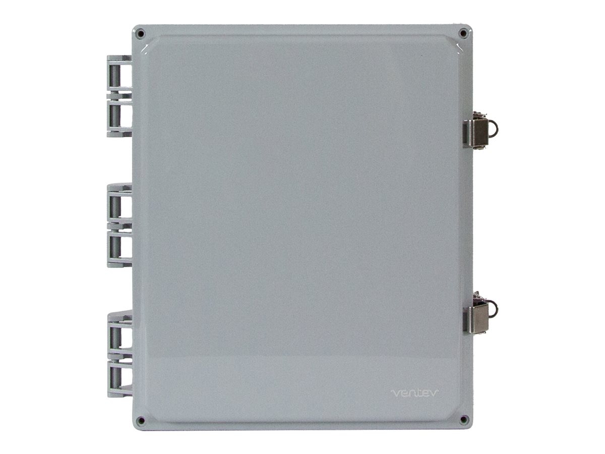 Ventev network device enclosure - NEMA, with solid door, latch lock, 12" x