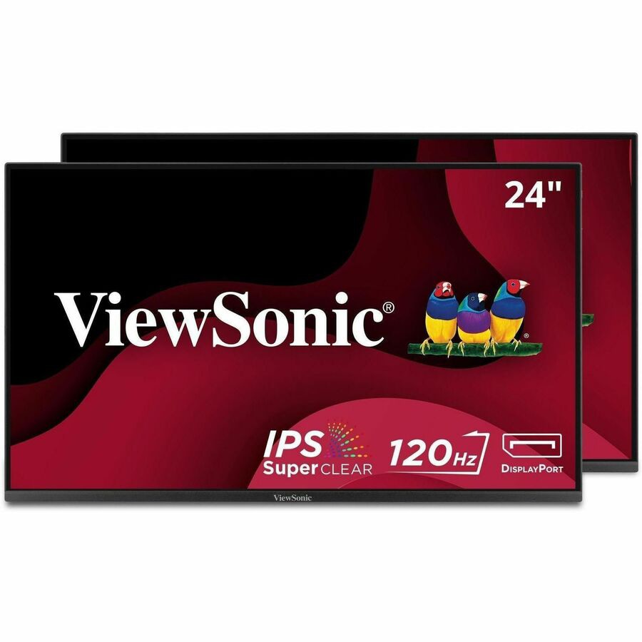 ViewSonic VA2456a-MHD_H2 - 1080p IPS Dual Pack Head-Only Monitors Variable