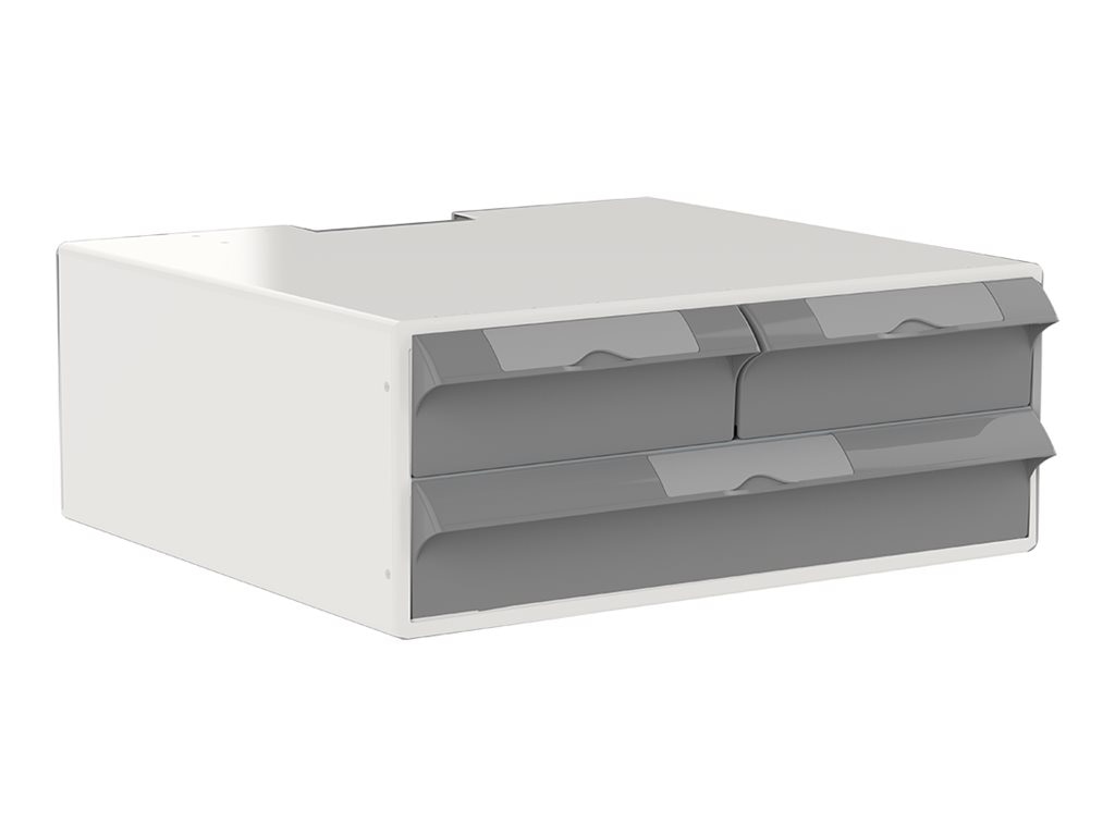 Enovate Medical Encore mounting component - 2 medium bins, 1 large bin