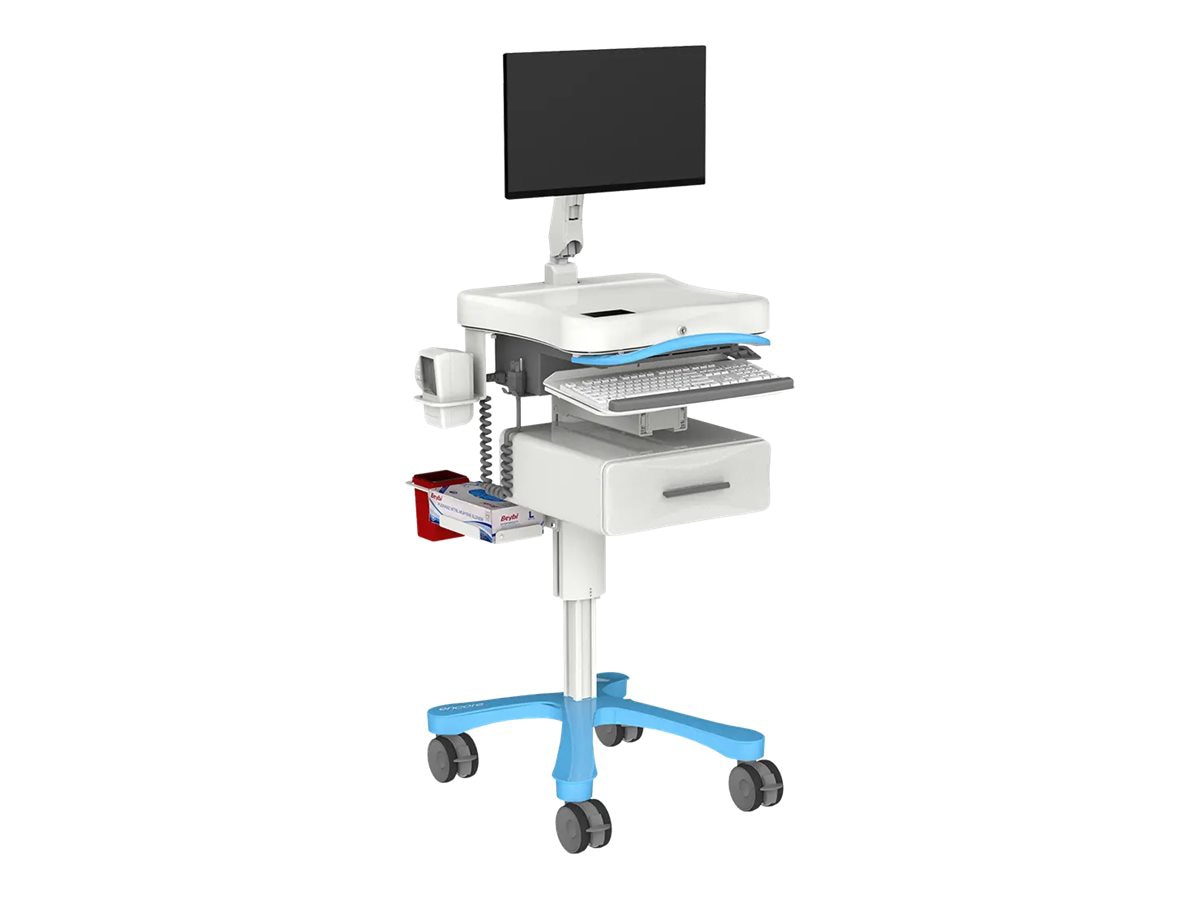 Enovate Medical Encore cart - for LCD display / keyboard / mouse / CPU / me