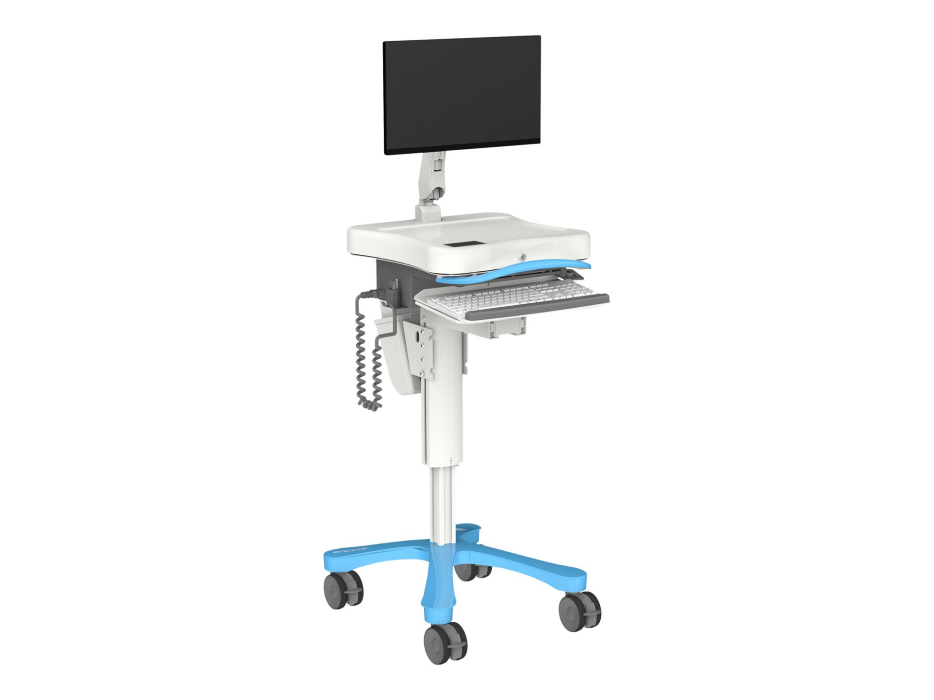 Enovate Medical Encore cart - for LCD display / keyboard / mouse / CPU - wi