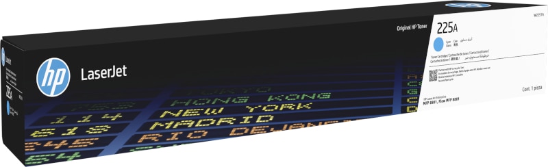 HP 225A Original Standard Yield Laser Toner Cartridge - Cyan Pack