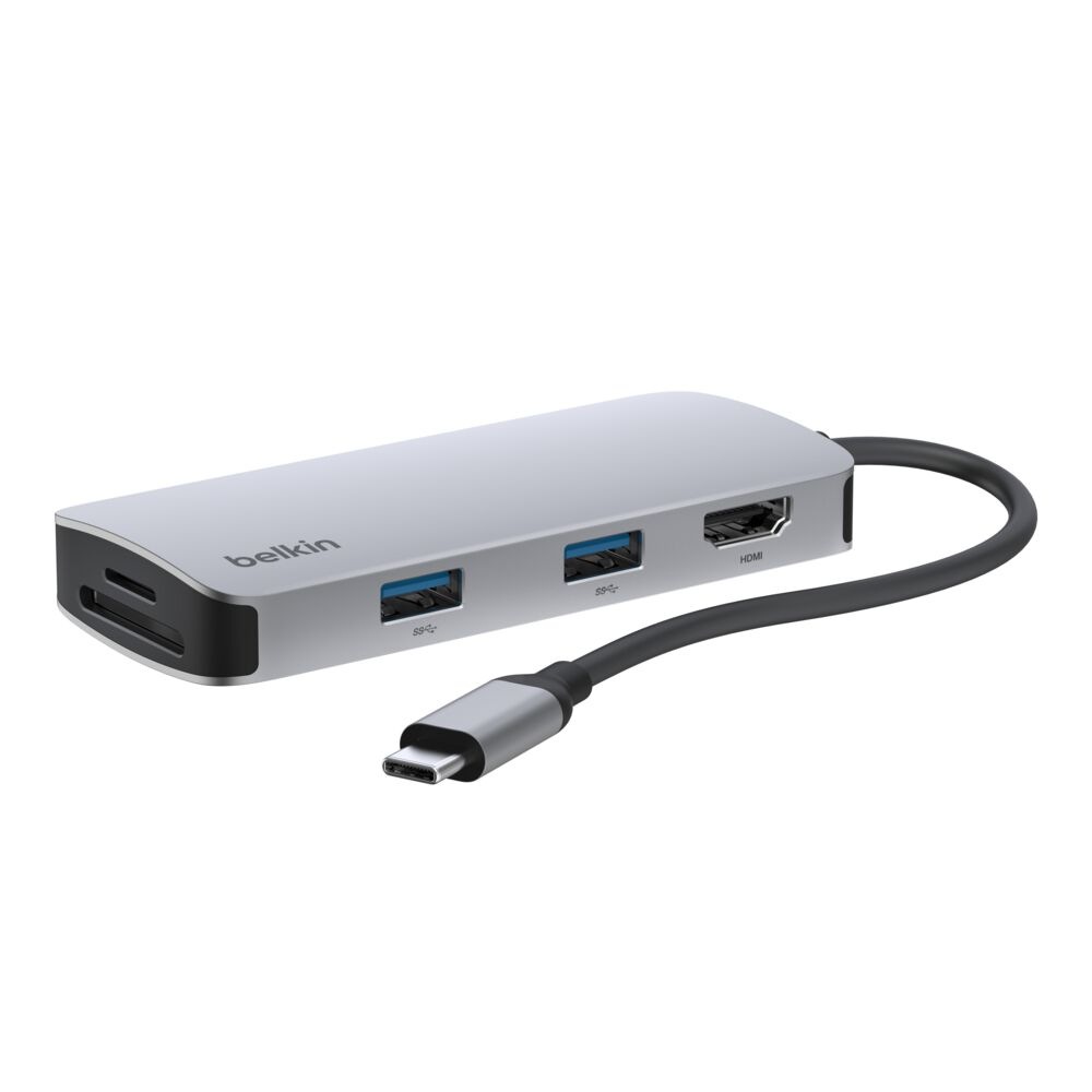 Belkin USB-C 5-in-1 Multiport Hub Docking Station
