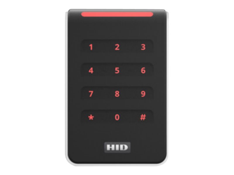 HID Signo 40K - access control terminal with keypad - green flash, black wi