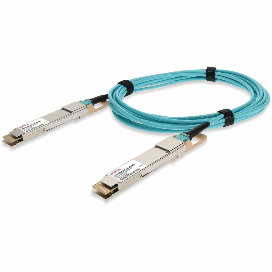 PROLINE 400GBASE-AOC QSFPDD AOC - 15 M - High Speed - Fiber Optic - Plug &