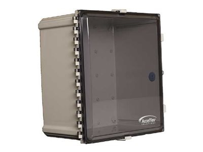 AccelTex Solutions network device enclosure - 18"x16"x10", polycarbonate, w