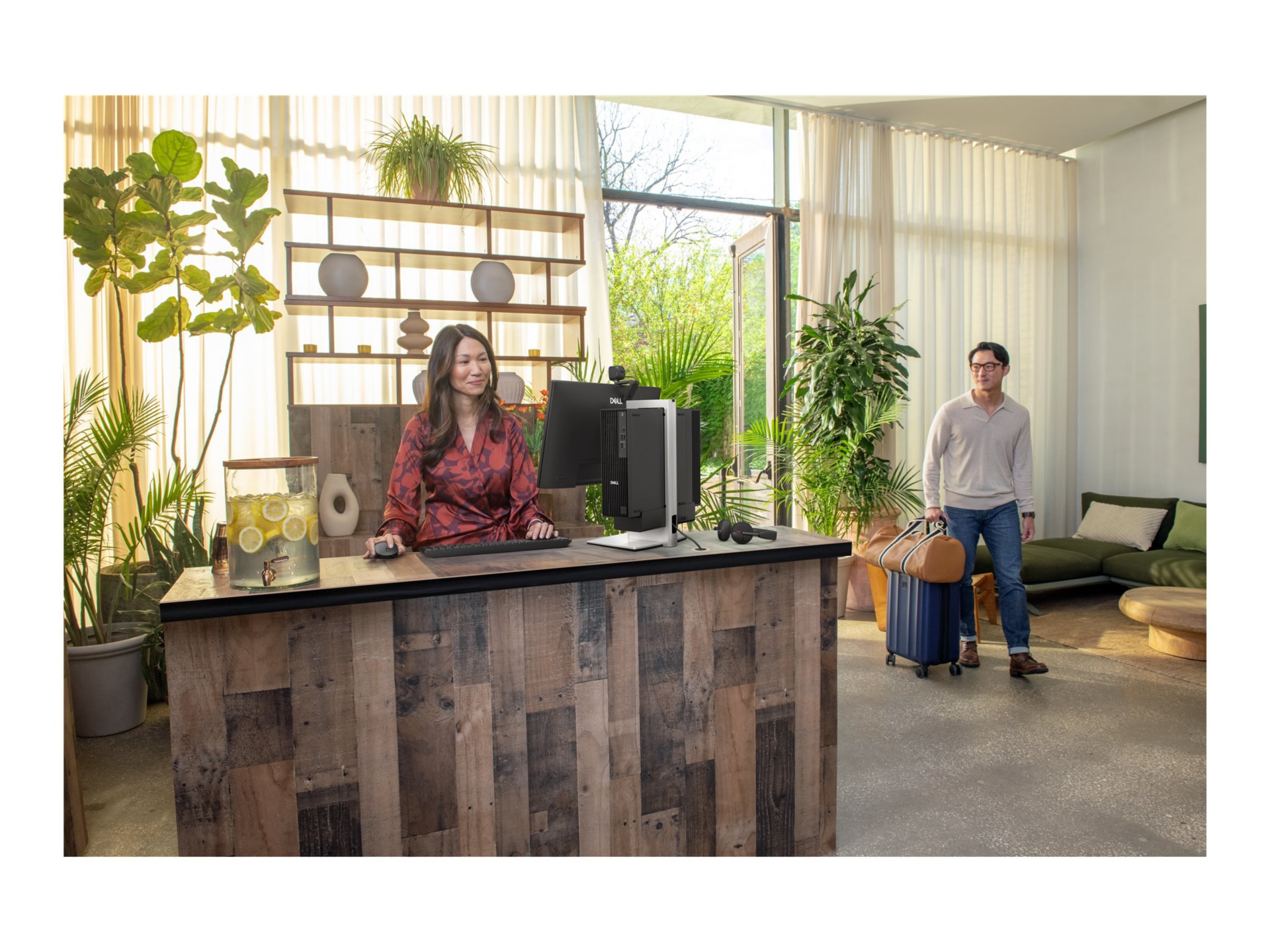 Dell Pro Slim QCS1255 - slim desktop Ryzen 5 8500G - 8 GB - SSD 256 GB