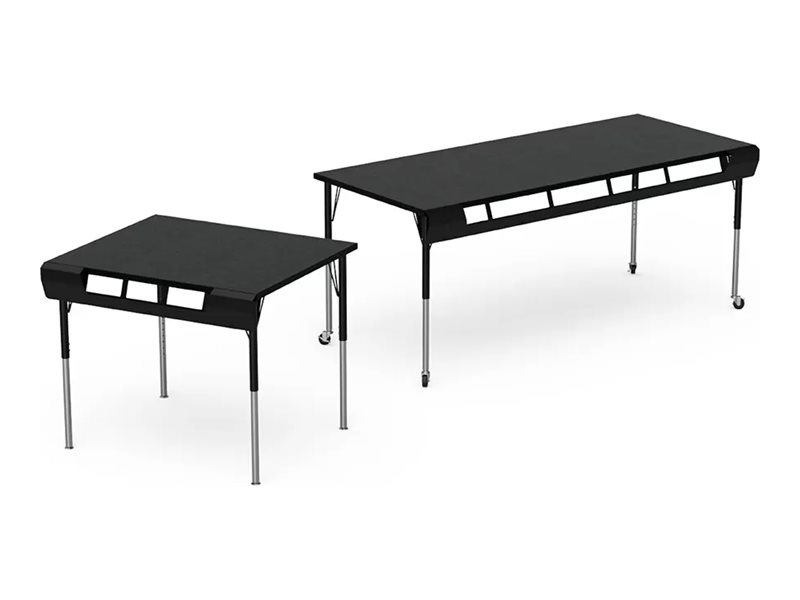 Spectrum Aspire Esports - desk - rectangular - graphite talc