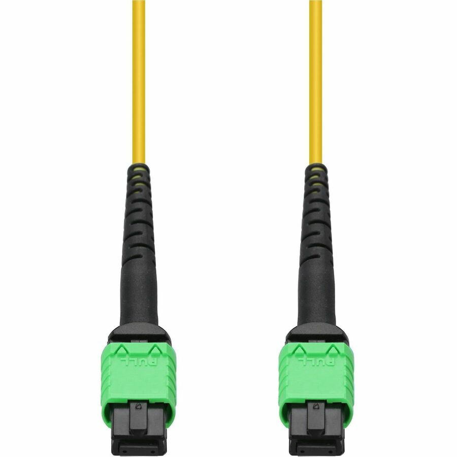 Proline 40m MPO/APC to MPO/APC Yellow OS2 OFNR (Riser-Rated) 12-Strand SMF Fiber Patch Cable