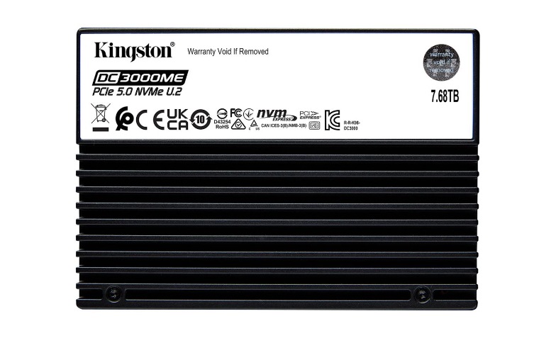Kingston DC3000ME - SSD - Enterprise - 7.68 TB - U.2 PCIe 5.0 x4