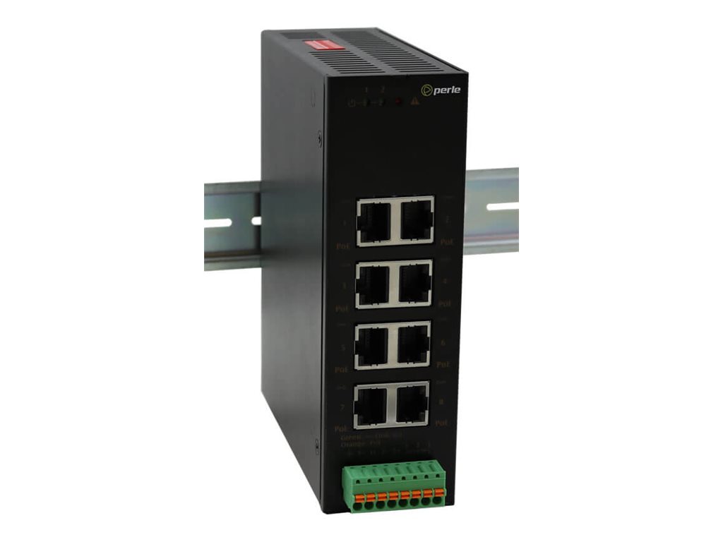 Perle IDS-108HP - switch - 8 ports - unmanaged - TAA Compliant