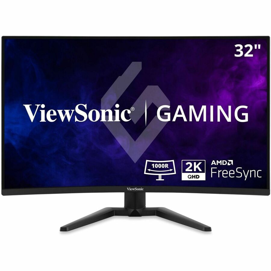 ViewSonic Gaming VX3228C-2K - Curved 1ms 1440p 180hz Gaming Monitor with Fr
