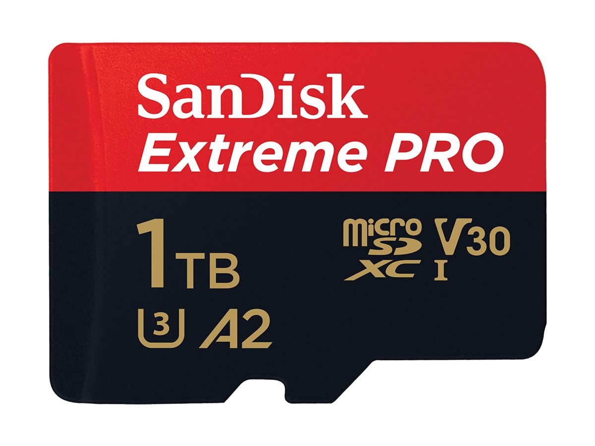 SanDisk Extreme Pro - flash memory card - 1 TB - microSDXC UHS-I