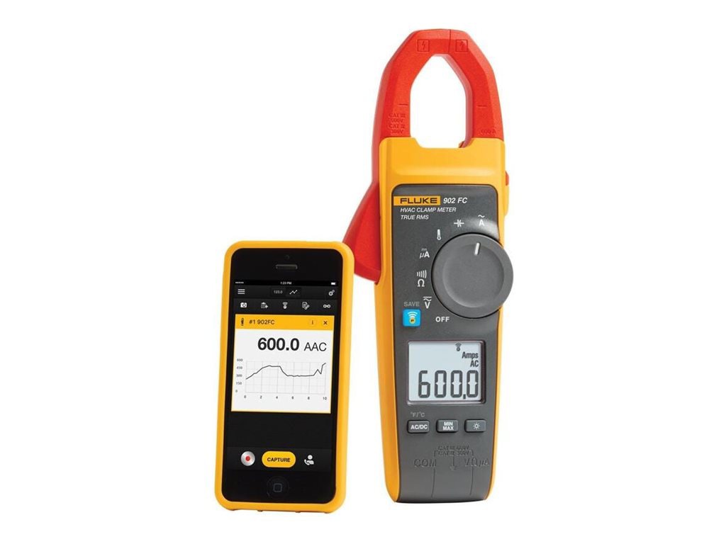 Fluke 902 FC - clamp meter - HVAC, true RMS
