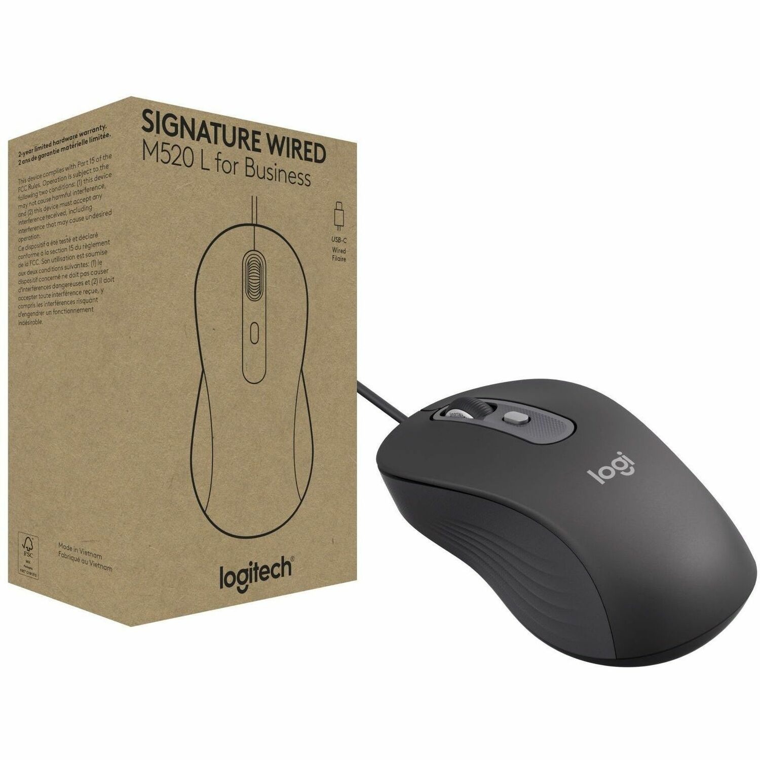 LOGITECH M520 WRLS MOUSE