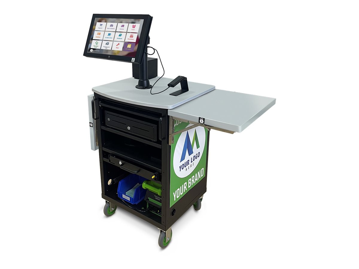 Newcastle Systems CheckMate 1000 cart - for flat panel / tablet / receipt p