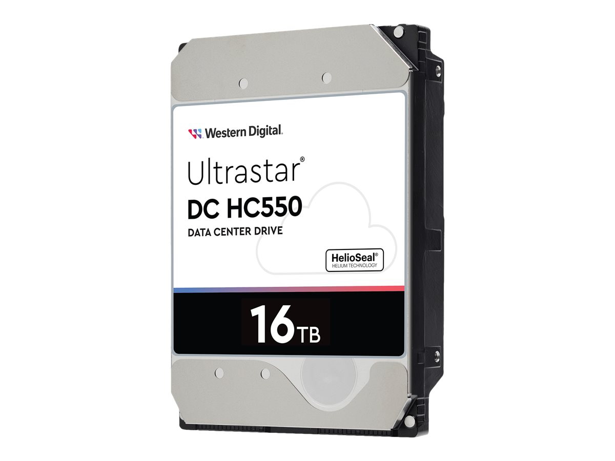 WD Ultrastar DC HC550 WUH721816ALE6L1 - hard drive - 16 TB - SATA 6Gb/s