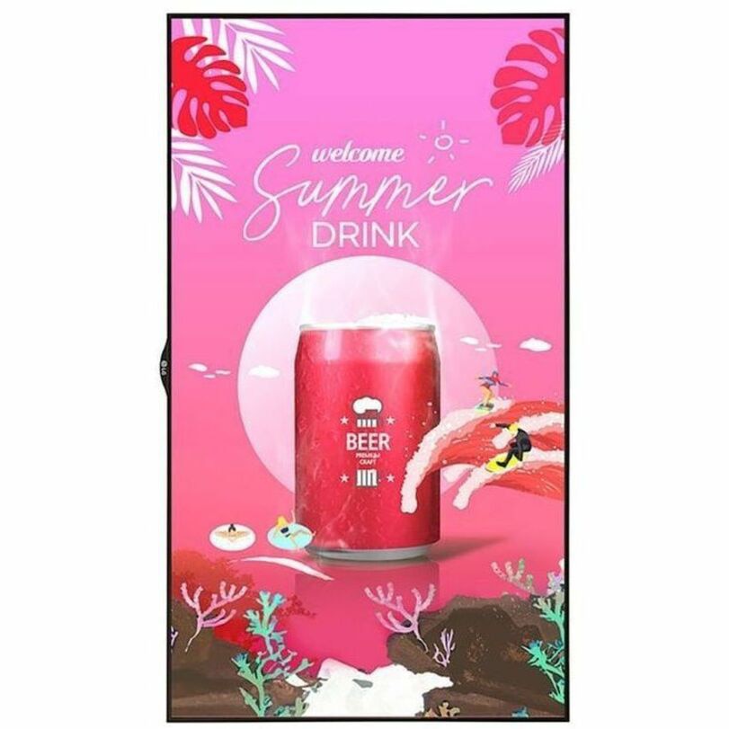 LG 55'' FHD High Bright Window Facing Display with Anti-Discoloration Techn