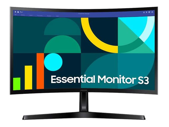 Samsung Essential S3 S27D368GAN - S36GD Series - LED monitor - curved - Ful