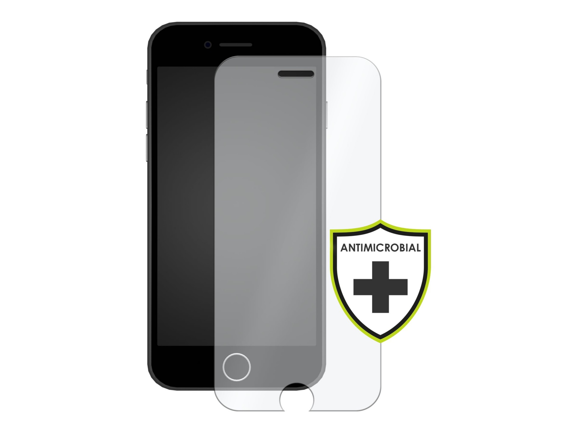 OuterFactor OnGuard Screen Protector, iPhone SE (2/3rd Gen), Antimicrobial