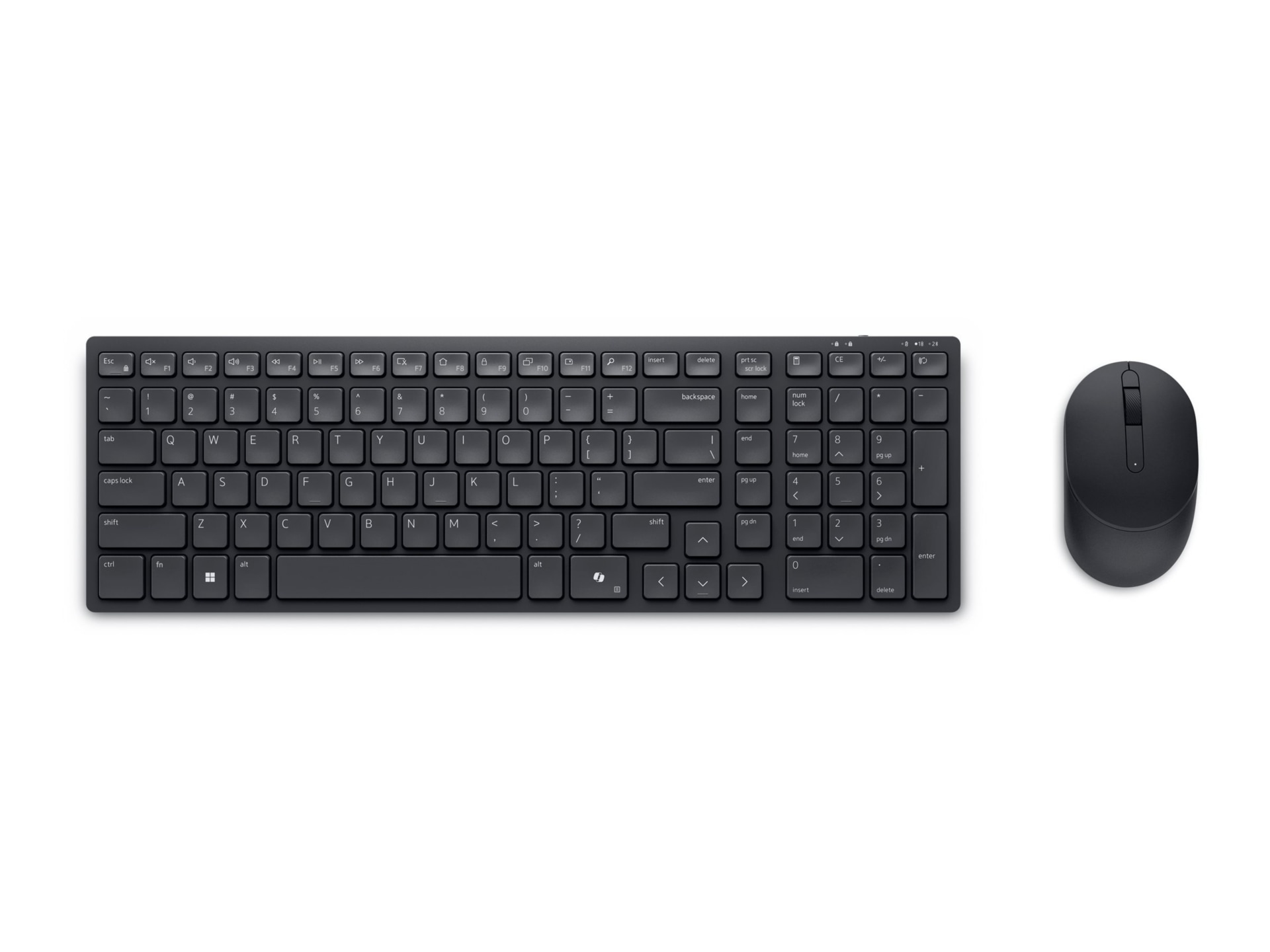 Dell Pro Compact Silent Keyboard and Mouse - KM555 - keyboard and mouse set