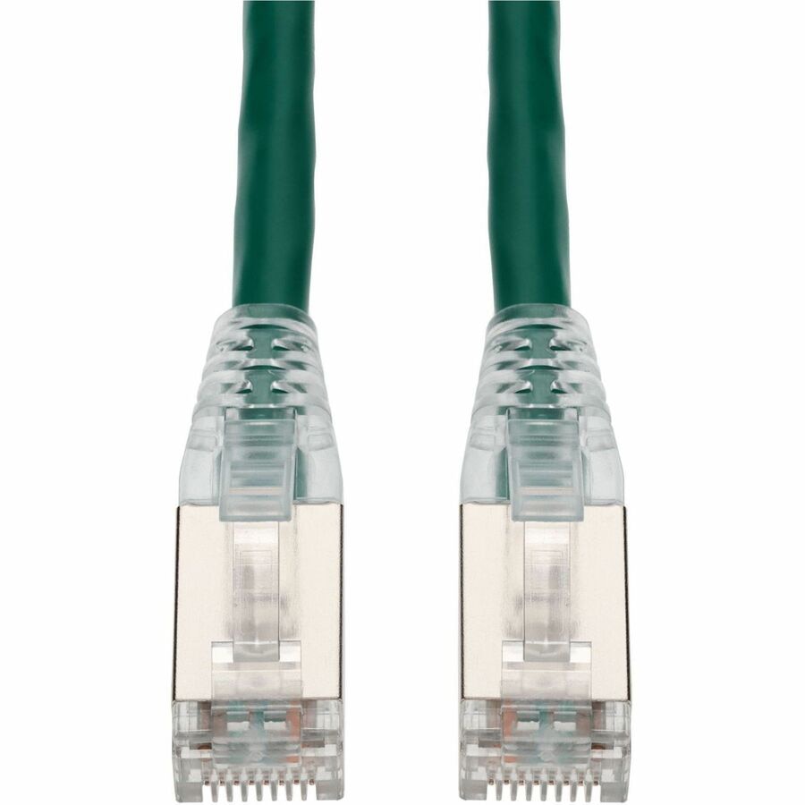 Proline 200ft Green CAT 6A Shielded PVC Ethernet Cable Snagless Easy Clear Boot RJ-45 M/M