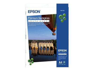 Epson Premium Semigloss Photo Paper - photo paper - semi-glossy - 40 sheet(s) - 4 in x 6 in