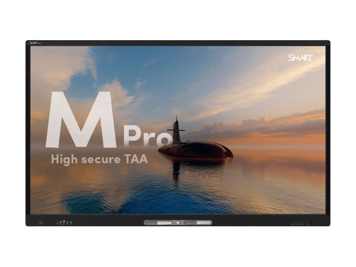 SMART Board M475-V5-P M Pro high secure Series - 75" LED-backlit LCD display - 4K - for interactive communication - TAA